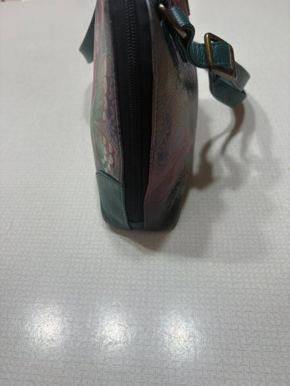 NWOT Butterfly Paradise ANNA for ANUSCHKA Crossbody/ Shoulder Bag - Picture 5 of 12